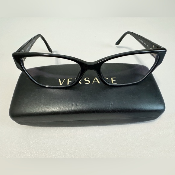 Authentic Versace Eyeglass Frames and Case - Picture 1 of 5
